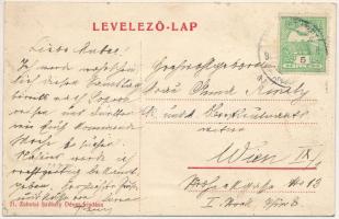 Székelyudvarhely, Odorheiu Secuiesc; Kossuth utca. Zabolai Székely Dénes kiadása / street (r)