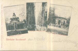 Buziás Pavillon Restaurant and Josef fountain (b)