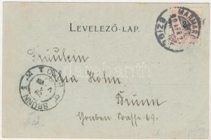 1899 (Vorläufer) Gyertyánliget, Polyana-Gyertyánliget, Kabola Polyána, Kobyletska Poliana (Máramaros...