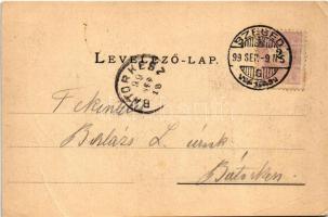 1899 (Vorläufer) Budapest XIV. Ősbudavár, Ős-Budavár, Royal Pezsgő pavilon. Sterk Izsó kiadása (EB)