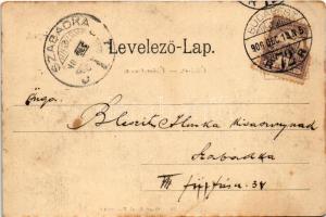 1900 Budapest IX. Üllői út, Iparművészeti Múzeum, villamos, Valéria kávéház. Ganz Antal 38. (fl)