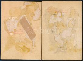 Jenny and Jackson táncosok, 2 db fotó (Photo Sonya), 17×11 cm