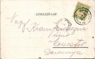 1902 Harkány, Weisz-féle ház, M. kir. Postahivatal (b)