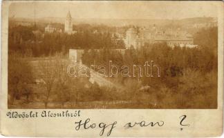 1901 Alcsút, Főhercegi kastély. photo (vágott / cut)