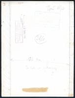 1968 Balla Demeter (1931-2017): Játék az udvaron, pecséttel jelzett fotó, 24×18 cm