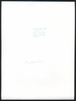 1968 Balla Demeter (1931-2017): Gyakorlás, pecséttel jelzett fotó, 23×17 cm