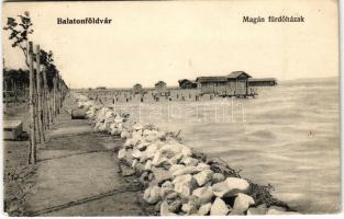 1910 Balatonföldvár, Magán fürdőházak. Balatoni Szövetség kiadása (EK)