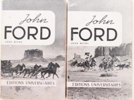 Mitry, Jean: John Ford. Tome I-II. (Dedikált!) Paris, 1954, Éditions Universitaires. Francia nyelven. Kiadói papírkötés, kissé viseltes borítókkal, tulajdonosi névbejegyzéssel, ex libris-szel. Az első kötet a szerző, Jean Mitry (1904-1988) francia filmkritikus, rendező által dedikált. / In French language. Softcover, with slighty worn covers. The first volume is signed by the author, Jean Mitry (1904-1988) French film critic and filmmaker.