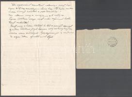 1930 Danner Mihály Szeged Exportmalom fejléces levélpapírja és borítékja