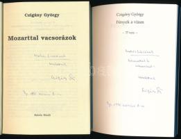 Czigány György: Mozarttal vacsorázok, Fények a vízen. Mind a két mű a szerző, Erkel Ferenc-, Liszt F...