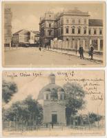 Komárom, Komárnó; 4 db régi képeslap vegyes minőségben / 4 pre-1945 postcards in mixed quality