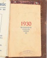 cca 1930 Kohn Imre reklámos naptár, sérüléssel, 16x10 cm