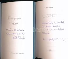 Oláh Tamás: Üzenet, Fényrajzok. Mind két mű a szerző, Oláh Tamás (1944-) által Mohás Lívia (1928-202...