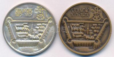 Nagy István (1920-) 1975. "MÉE VI. Vándorgyűlése - Szolnok 1075-1975" Ag és bronz emlékére...