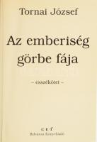 Tornai József: Az emberiség görbe fája. Esszékötet. A szerző, Tornai József (1927-2020) Kossuth- és József Attila-díjas költő, író, műfordító által Mohás Lívia (1928-2024) pszichológus, József Attila-díjas írónak DEDIKÁLT példány. Bp., 2002, CET - Belvárosi Könyvkiadó. Kiadói papírkötés.