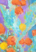 Böhm Lipót, Poldi (1916-1995): Csendélet. Olaj, farost, jelezve jobbra középen. Hátoldalán autográf ...