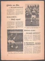 1968 A 121. Újpesti Dózsa-Ferencváros rangadó a Népstadionban füzet, 16p