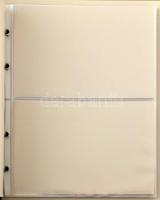 Közepes méretű német "SAFE" műbőr képeslap album saját tokjában, nagyon szép állapotban, 2...