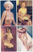 42 db MODERN használatlan motívum képeslap: erotikus meztelen Pin-up lányok / 42 modern unused motive postcards: erotic nude Pin-up girls