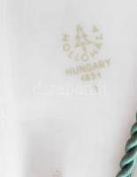 Budapesti Rendőrfőkapitányság Hollóházi kulacs. Jelzett, kis kopással, m: 22 cm