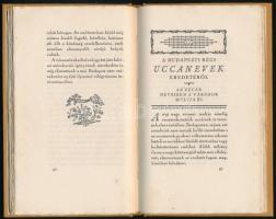 Sacelláry Pál: Régi házak elfakult írások. Rajzok a magyar multból. Bp., 1926., Rózsavölgyi, (Kner-n...