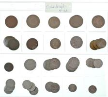 Csehszlovákia ~1930-1990. 40db-os vegyes fémpénz tétel T:XF-VF Czechoslovakia ~1930-1990. 40pcs of mixed coins C:XF-VF