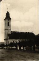 Marosvásárhely, Targu Mures; A Református Kis templom építésének 100 éves évfordulójára restaurálva. Kántor fényképész kiadása 1930 / Calvinist church