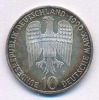 NSZK 1990F 10M Ag "I. Barbarossa Frigyes" T:UNC,AU patina
FRG 1990F 10 Mark Ag "Fred...