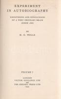 Wells, H(erbert) G(eorge):
Experiment in Autobiography Discoveries and Conclusions of a Very Ordina...
