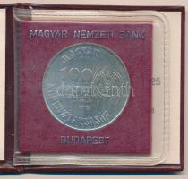 1983. 100Ft Cu-Ni "FAO - Több gabonát a világnak" műbőr tokban, tanúsítvánnyal T:UNC Adamo...