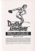 Wilke, Hermann:
Dein ,,Ja" zum Leibe! Sinn und Gestaltung Deutscher Leibeszucht.
Berlin, (193...