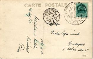 1940 Szatmárnémeti, Satu Mare; Pannonia szálló, Szatmár Vármegyei takarékpénztár rt., Fortuna buffet...