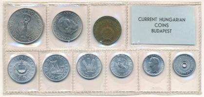 1973. 2f-10Ft (9xklf) érmés forgalmi sor fóliatokban T:UNC patina Adamo FO6