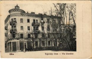 Gorizia, Görz, Gorica; Trgovsky Dom, Via Giardino, Park Hotel (EK)
