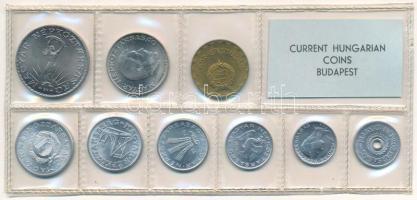 1974. 2f-10Ft (9xklf) érmés forgalmi sor fóliatokban T:UNC kis patina 
Adamo FO7