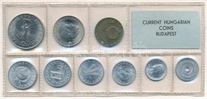 1975. 2f-10Ft (9xklf) érmés forgalmi sor fóliatokban T:UNC kis patina 
Adamo FO8