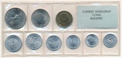 1977. 2f-10Ft (9xklf) érmés forgalmi sor fóliatokban T:UNC kis patina Adamo FO10