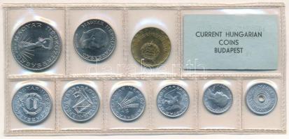 1978. 2f-10Ft (9xklf) érmés forgalmi sor fóliatokban T:UNC Adamo FO11