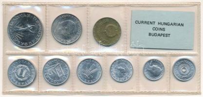 1979. 2f-10Ft (9xklf) érmés forgalmi sor fóliatokban T:UNC Adamo FO12