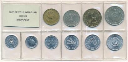 1985. 2f-20Ft (10xklf) érmés forgalmi sor fóliatokban T:UNC Adamo FO18