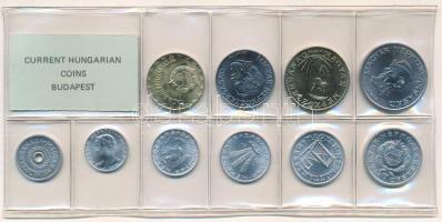 1987. 2f-20Ft (10xklf) érmés forgalmi sor fóliatokban T:UNC Adamo FO20