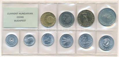 1988. 2f-20Ft (10xklf) érmés forgalmi sor fóliatokban T:UNC Adamo FO21