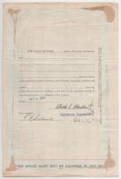 Amerikai Egyesült Államok / New York 1928. "City Savings Bank Co., Ltd. (Belvárosi Takarékpénzt...