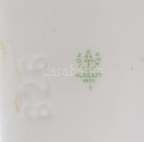 Budapesti Rendőrfőkapitányság Hollóházi bonbonier. Jelzett, kopással, 14x9 cm