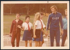 Kurucz Csaba (1955) öttusázó, triatlonista, 
 aláírt fotója 9x13 cm