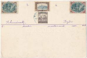 1921 Hiba van a kimérésnél - Schima András Bandi (1882-1959) győri iparművésznek címzett levél Marto...