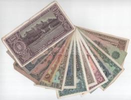 1944-1946. 13db-os vegyes pengő bankjegy tétel T:F közte több szép papírral, közte foltos