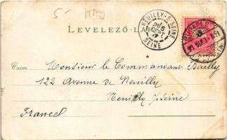 1897 (Vorläufer!) Budapest, Fővárosi vigadó, Deák Ferenc szobor, New York palota, Új Országház. Carl...