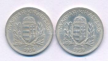 1939. 1P Ag (2x) T:AU,XF Adamo P6