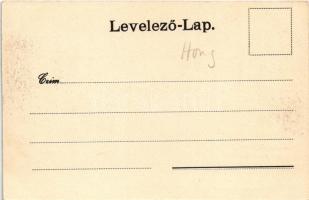 Pécs, Indóház utca, vasútállomás. Blancz József kiadása